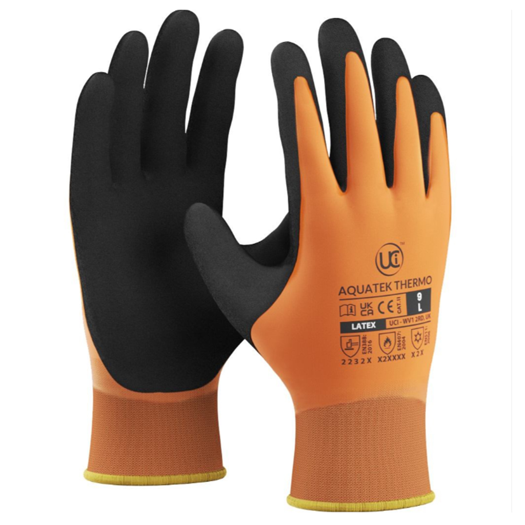 AQUATEK-THERMO THERMAL LATEX GLOVES