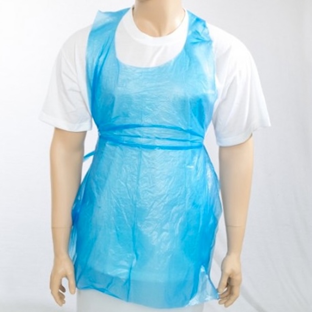 DISPOSABLE APRON 40''X26'' ROLL - BLUE 8 MICRON (2000)