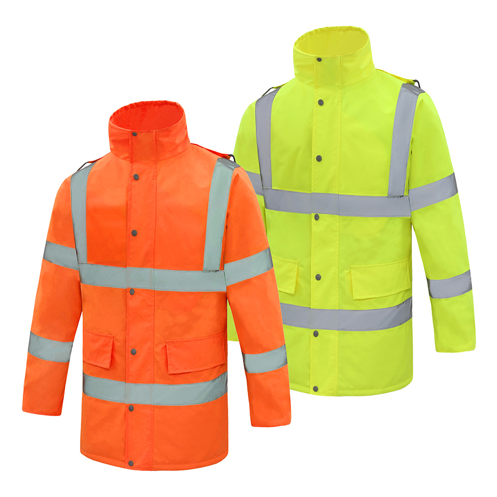 AQUA HIGH VISIBILITY WATERPROOF JACKET