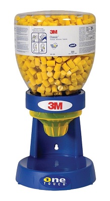 3M EAR ONE TOUCH DISPOSABLE FOAM EAR PLUG DISPENSER (254301)