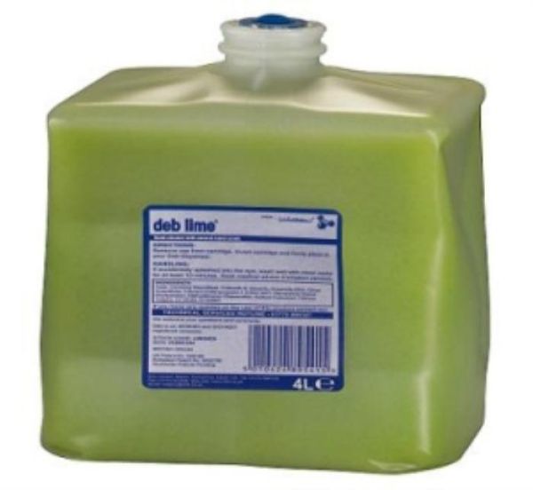 DEB LIME CLEANSE 4LTR CART. FOR DEB SKIN SAFETY "CENTRE" (LIM4LTR)